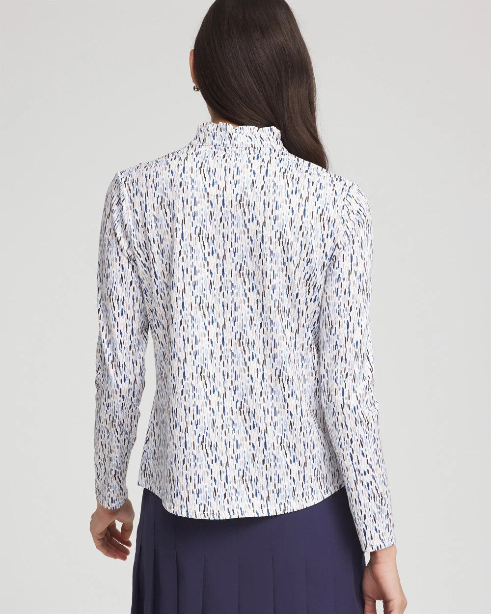 Chico's Zenergy® UPF Rice Ruffle Top