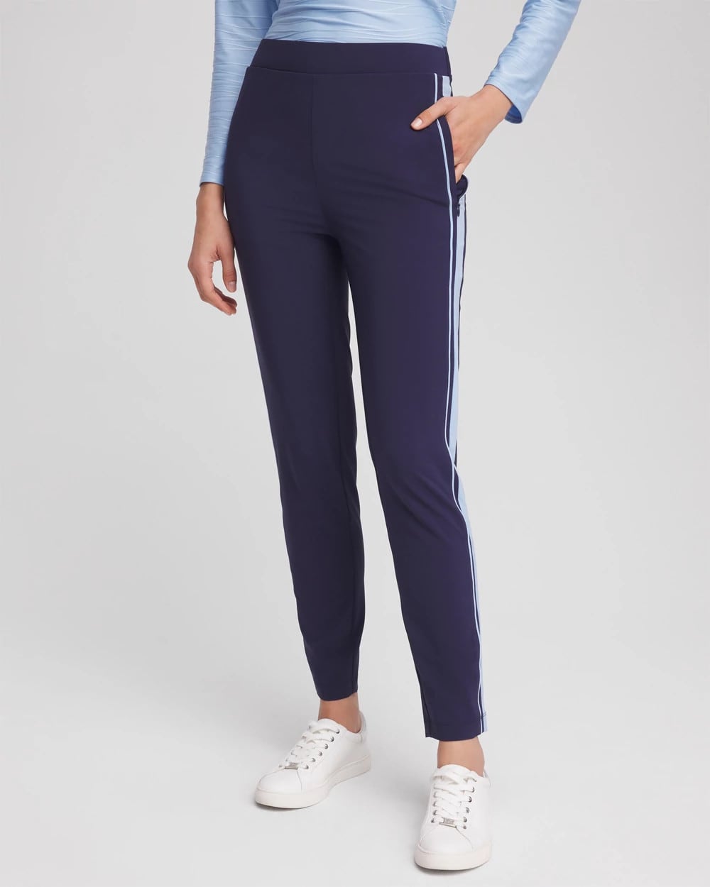 Chico's Zenergy® UPF Piped Ankle Pants