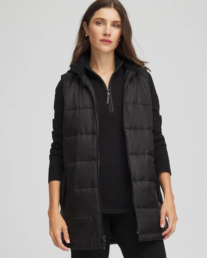 Chico's Zenergy® Quilted Hooded Vest