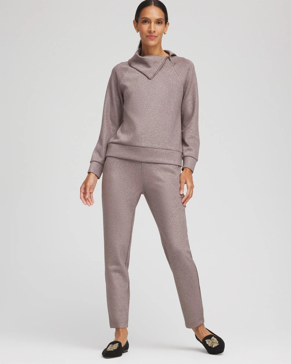 Chico's Zenergy® Sparkle Tapered Ankle Pants