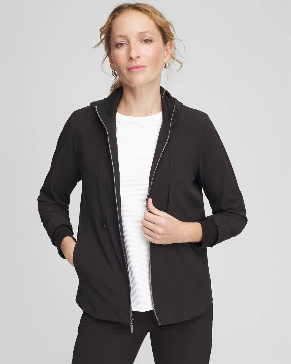 Chico's Zenergy® UPF Rib Mix Jacket