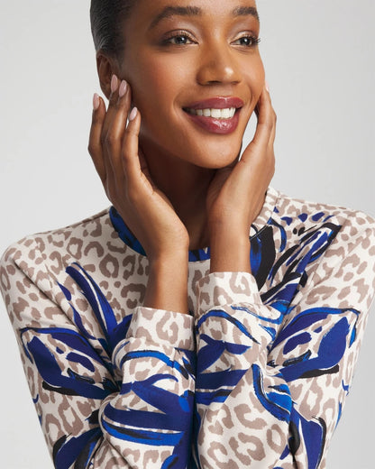 Chico's Zenergy® Soft Animal Print Top