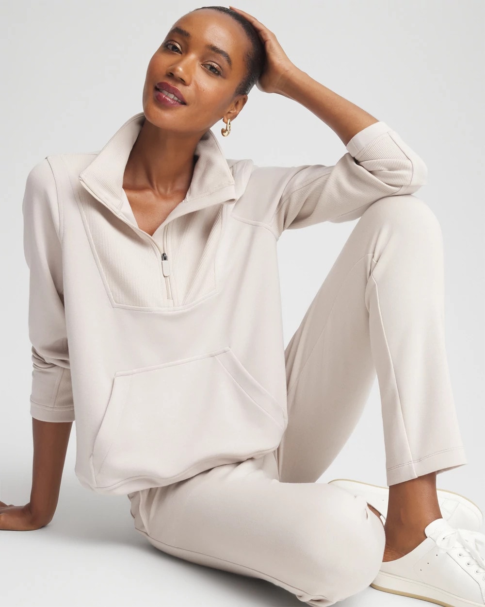 Chico's Zenergy® Ribbed Sweatshirt