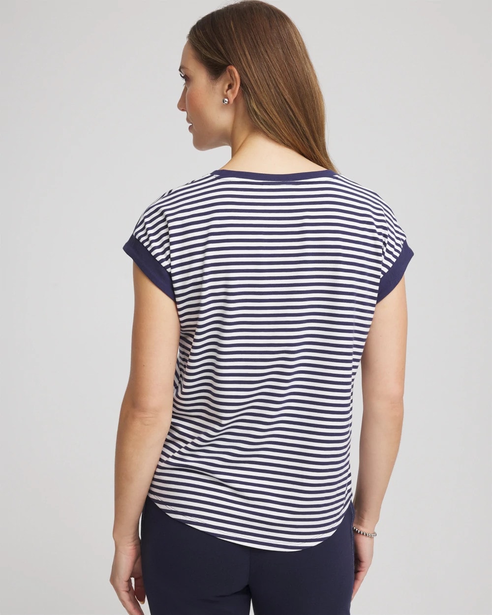 Chico's Zenergy® UPF Striped Tee