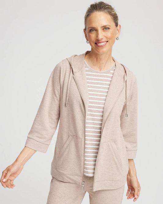 Chico's Zenergy® French Terry Full-Zip Jacket