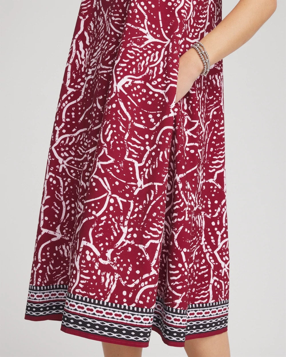 Chico's Zenergy® UPF Printed Midi Sports Dress