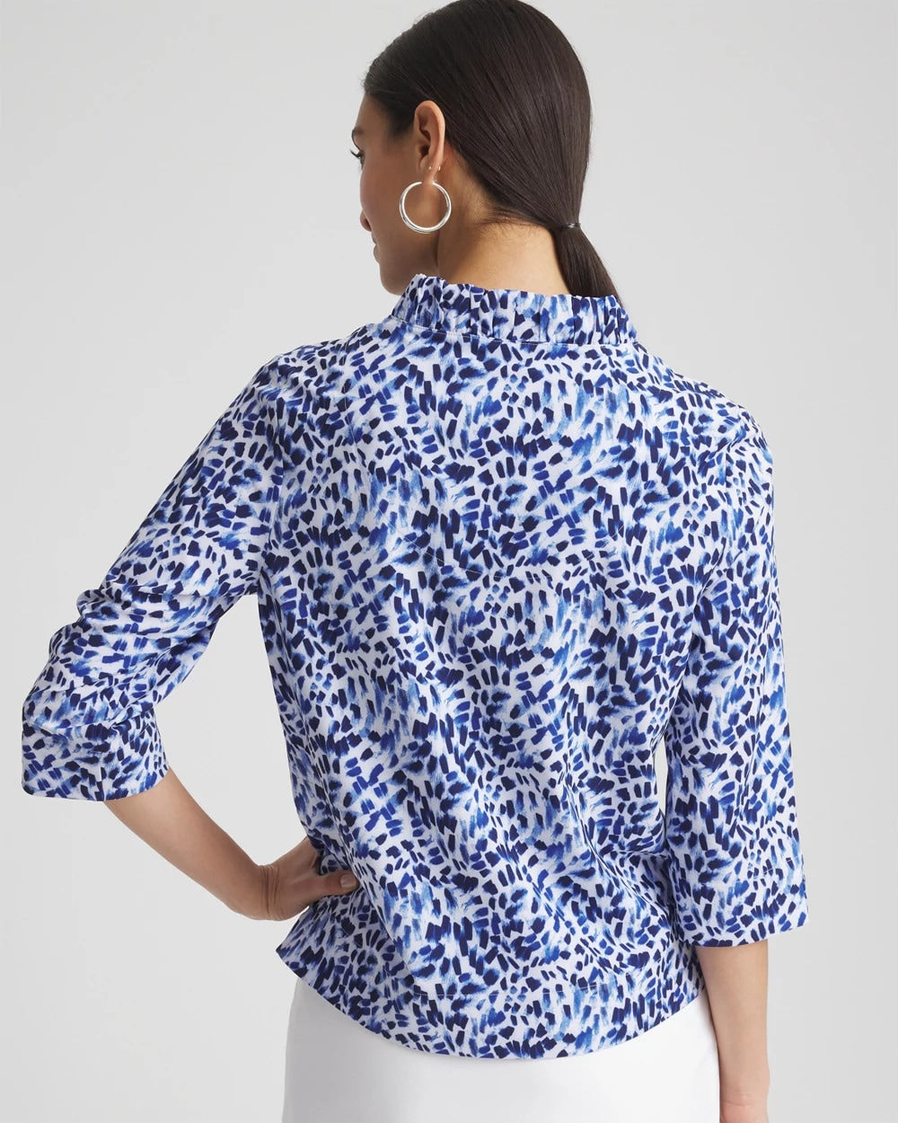 Chico's Zenergy® UPF V-Neck Ruffle Top
