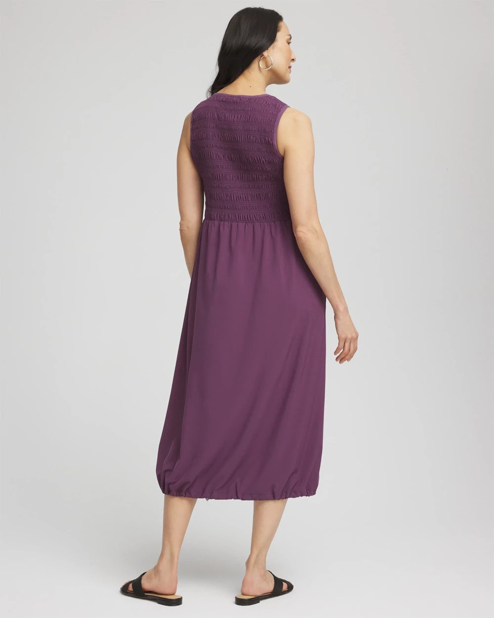 Chico's Zenergy® UPF Smocked Midi Dress