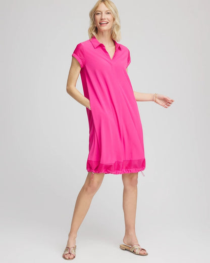 Chico's Zenergy® UPF Mesh-Trim Bungee Dress