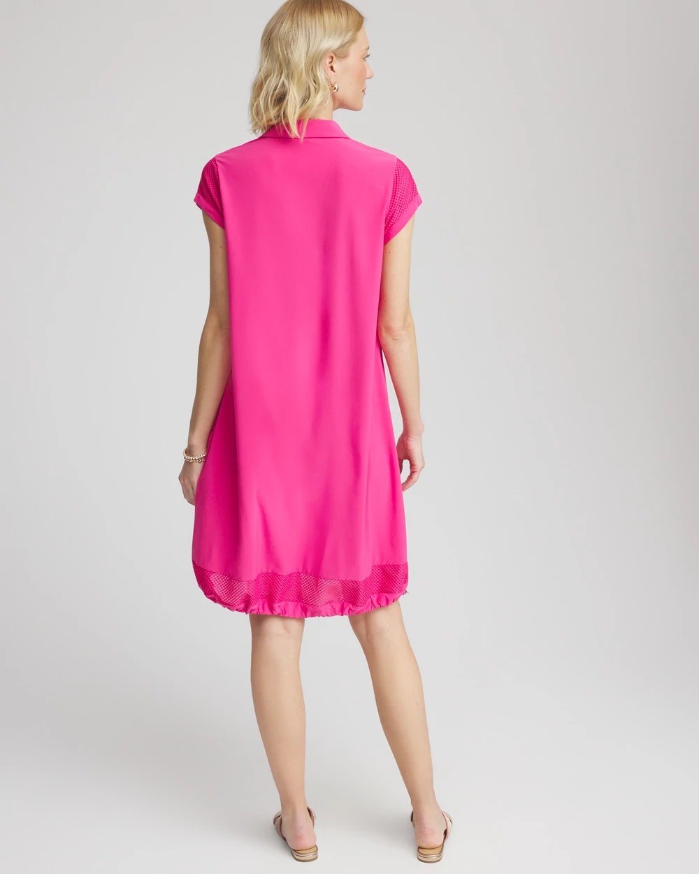 Chico's Zenergy® UPF Mesh-Trim Bungee Dress