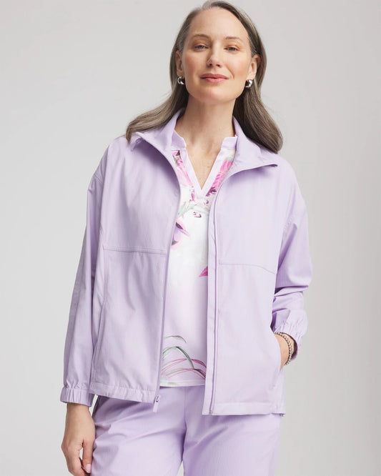 Chico's Zenergy® UPF Striped Jacket