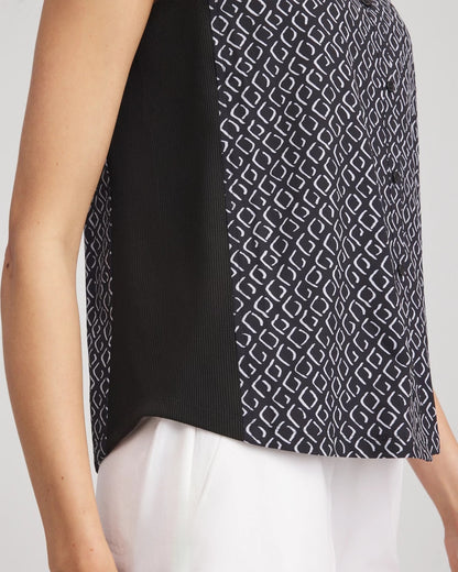 Chico's Zenergy® UPF Geo-Print Shirt