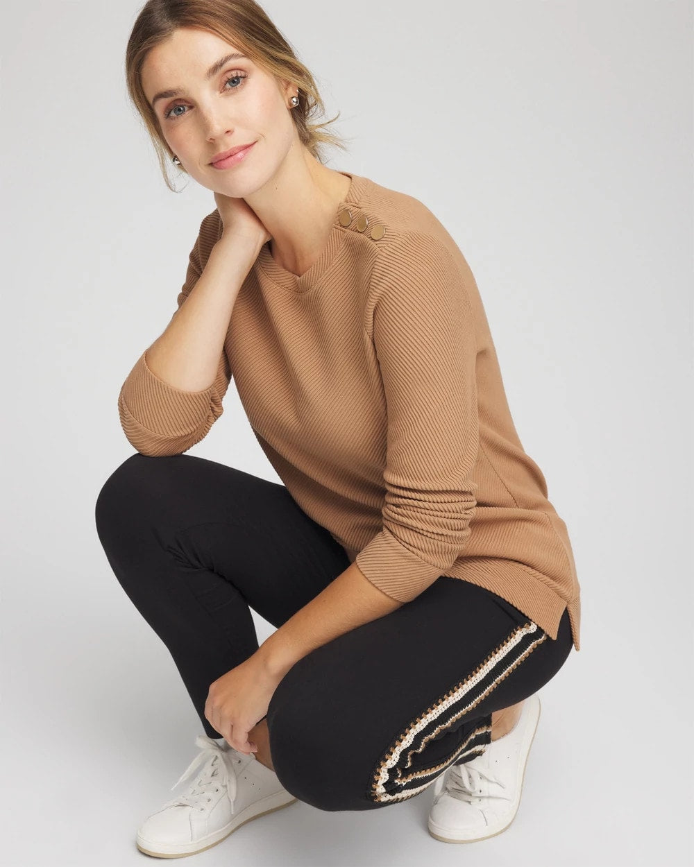 Chico's Zenergy® Ottoman Ribbed Tunic