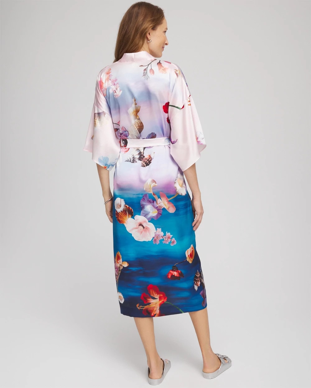 Chico's Gottex Under The Sea Kimono