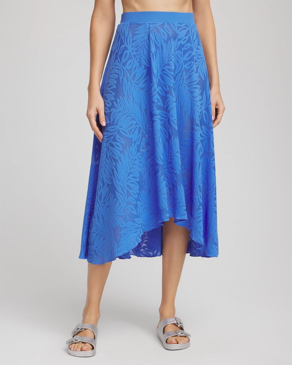 Chico's Gottex Skyfall Lace Long Skirt