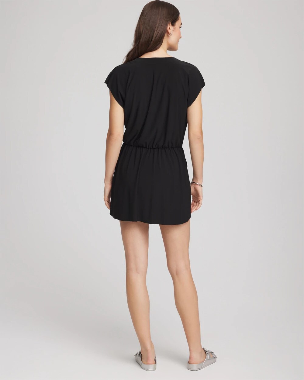 Chico's Magicsuit® Lace Up Dress Cover Up