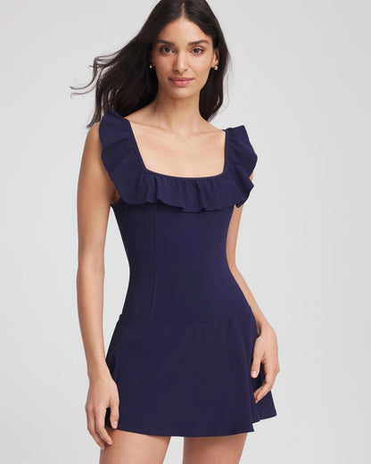 Chico's Gottex Tutti Frutti Square Neck Swim Dress
