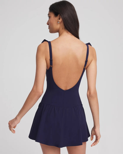 Chico's Gottex Tutti Frutti Square Neck Swim Dress
