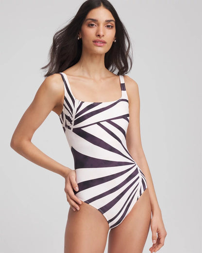 Chico's Gottex Desert Queen Square Neck One Piece
