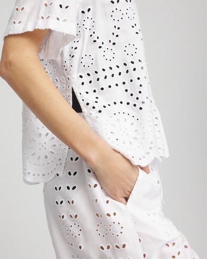 Chico's Swimsuit Cover-Up Short and Shirt Set