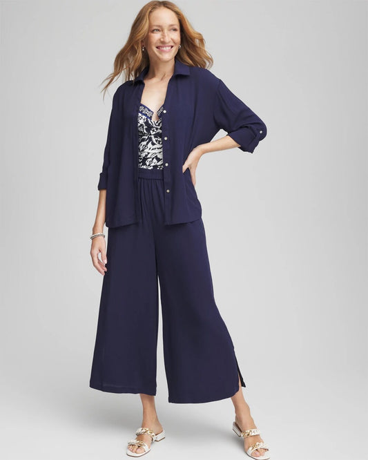 Chico's Chico's Beach Swimsuit Cover-Up Set