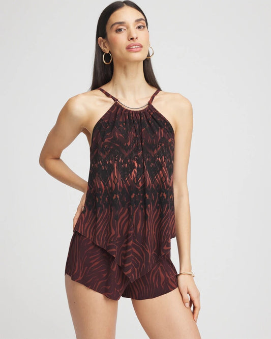 Chico's Magicsuit® Goldie Zabra Romper