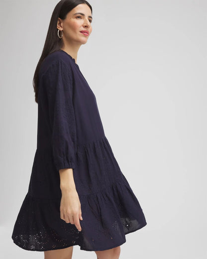 Chico's Embroidered Eyelet Coverup