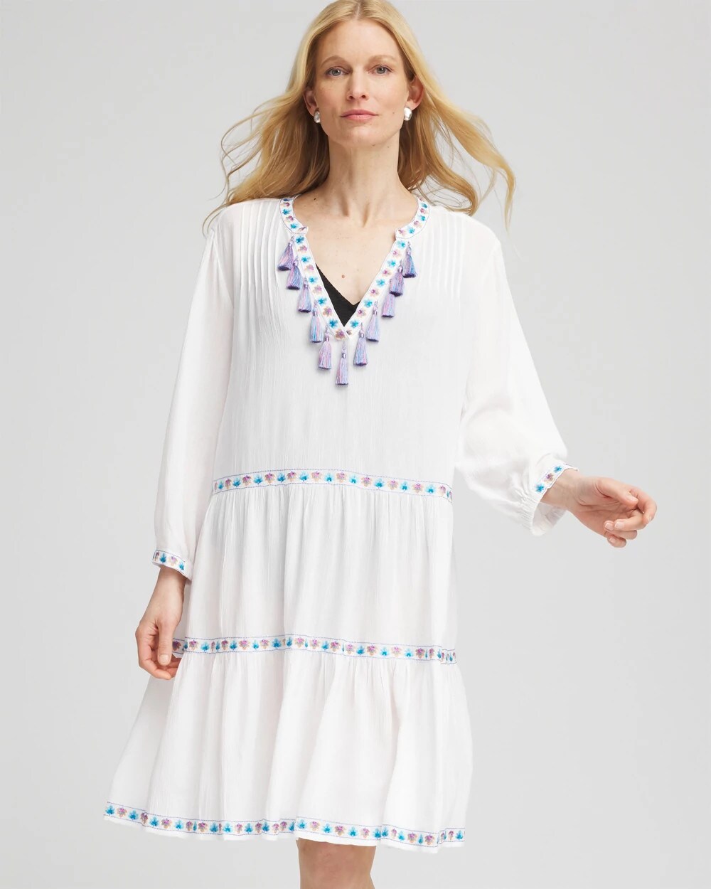 Chico's Chico's Beach Swimsuit Cover-Up Dress