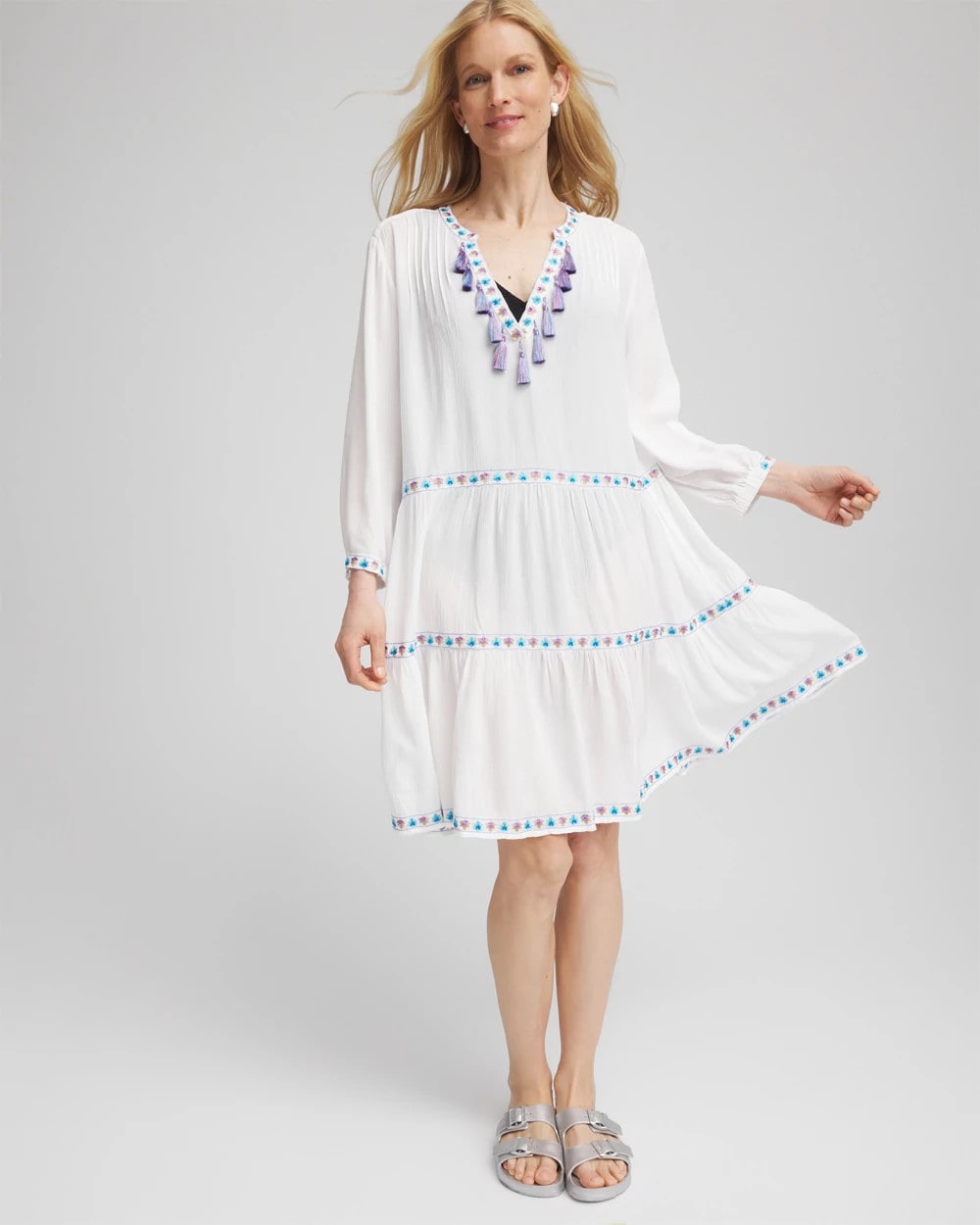 Chico's Chico's Beach Swimsuit Cover-Up Dress