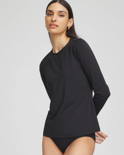 Chico's Gottex Long-Sleeve Swim Shirt
