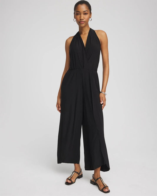 Chico's Magicsuit Surplice Neck Jumpsuit