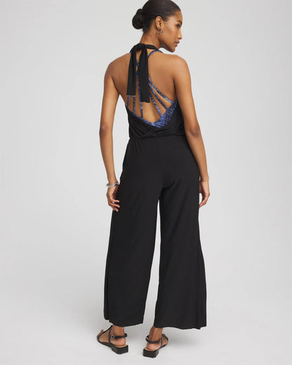 Chico's Magicsuit Surplice Neck Jumpsuit