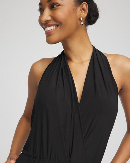 Chico's Magicsuit Surplice Neck Jumpsuit