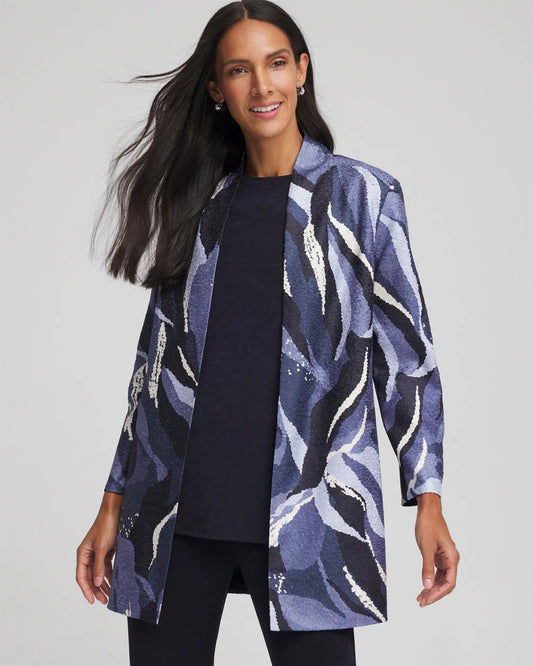 Chico's Travelers™ Wave Reversible Crushed Jacket