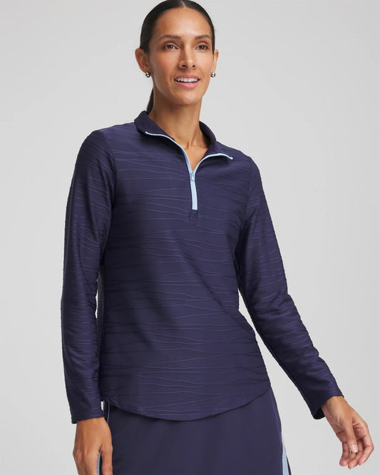 Chico's Zenergy® UPF Wave Half Zip