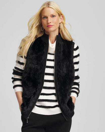 Chico's Zenergy® Luxe Faux Fur Vest
