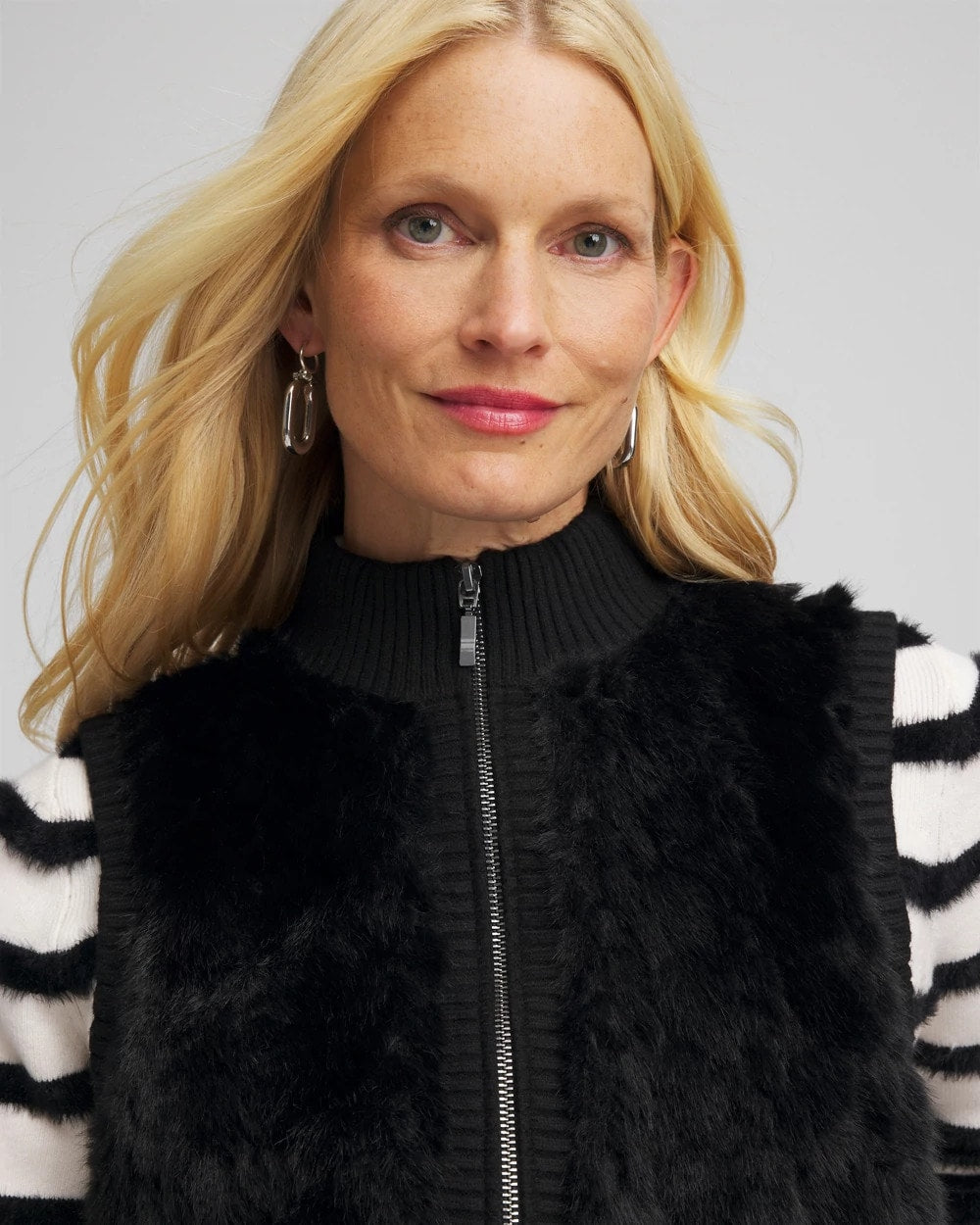 Chico's Zenergy® Luxe Faux Fur Vest