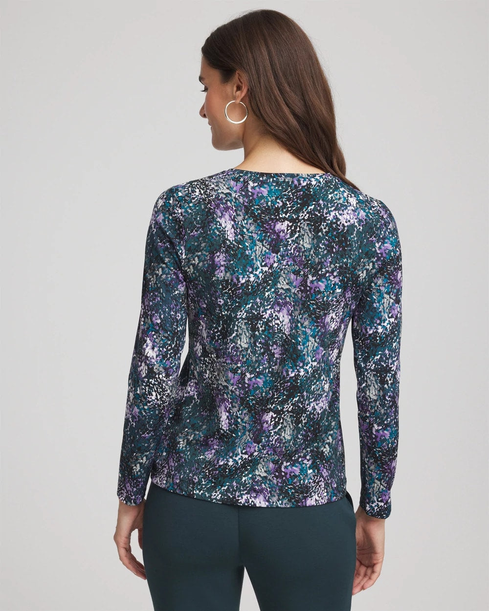 Chico's Zenergy® Soft Brushed Scattered Top