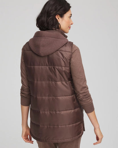 Chico's Zenergy® Quilted Hooded Vest