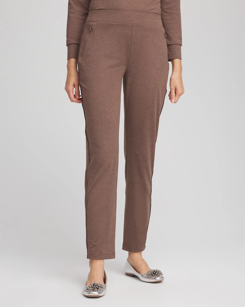 Chico's Zenergy® Cloud Satin Trim Pants