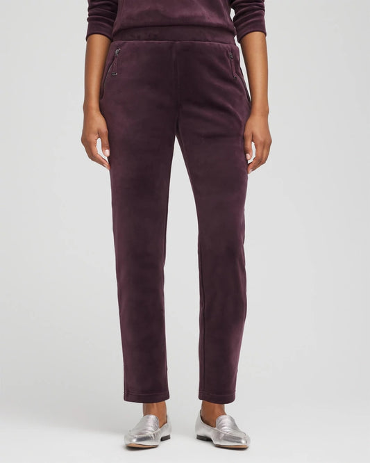 Chico's Zenergy® Velour Tapered Ankle Pants