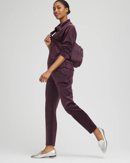 Chico's Zenergy® Velour Tapered Ankle Pants