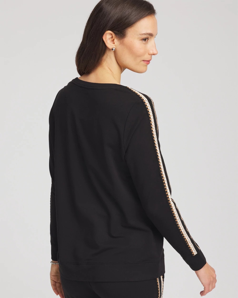 Chico's Zenergy® Lattice-Trim Pullover Top