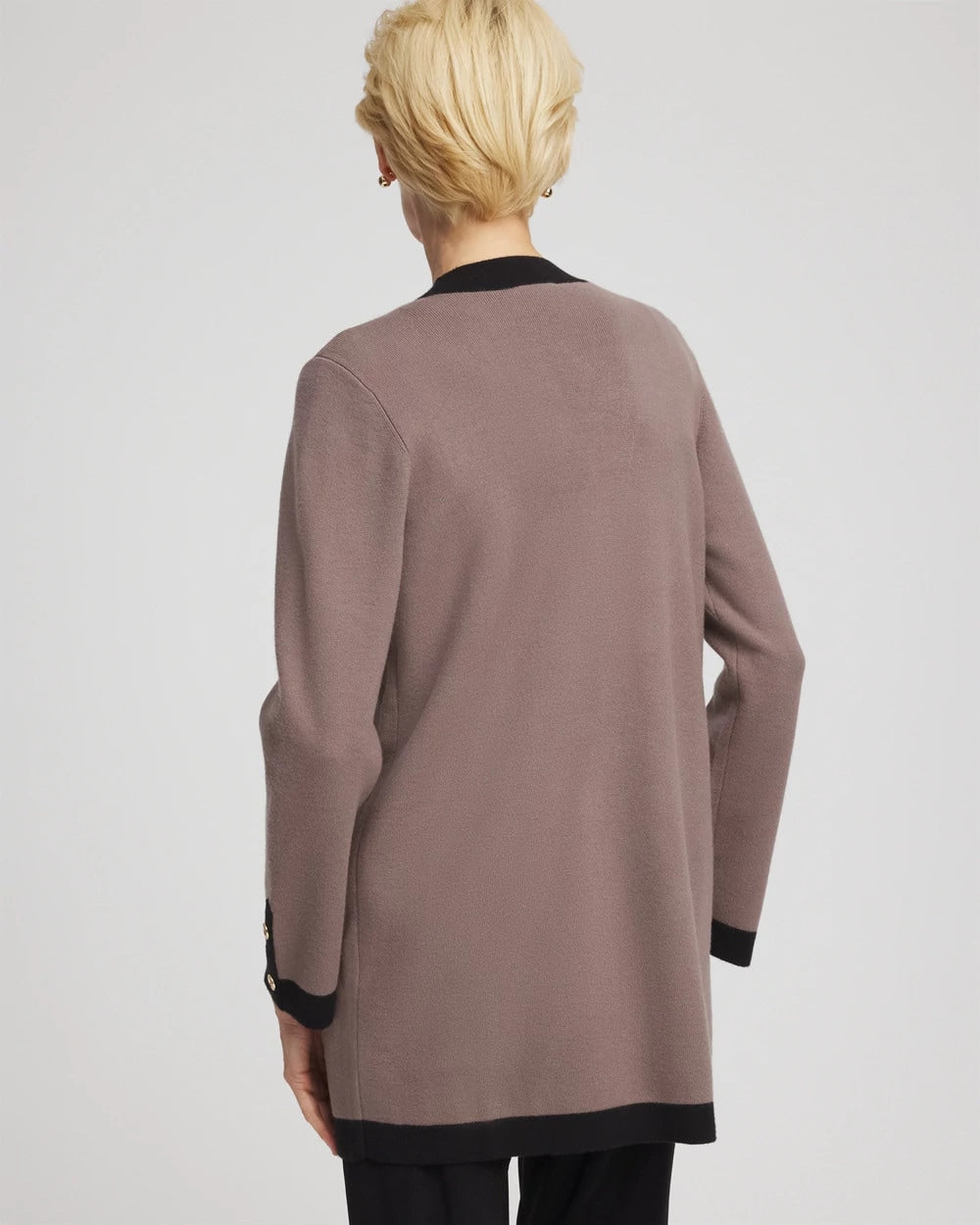 Chico's Travelers™ Tipped Button-Down Cardigan