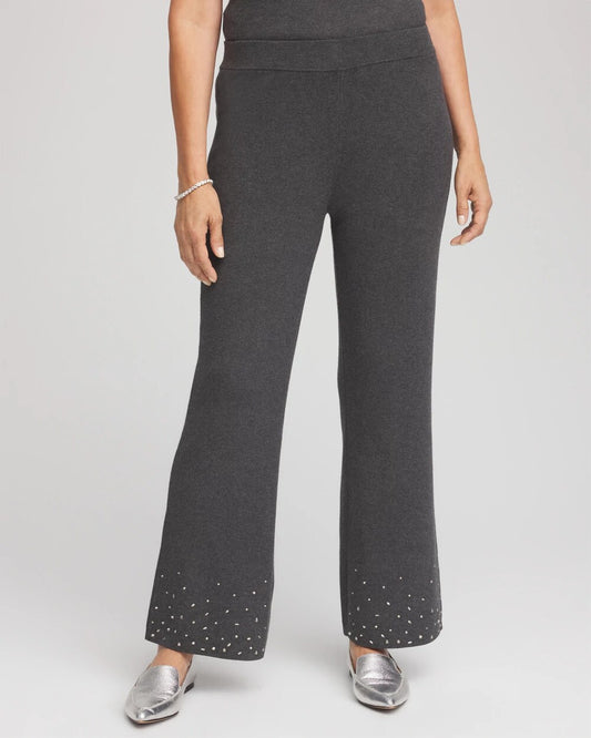 Chico's Travelers™ Embellished Straight-Leg Pants
