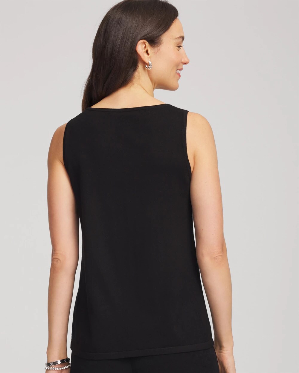 Chico's Travelers™ Embellished Scoopneck Tank