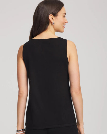 Chico's Travelers™ Embellished Scoopneck Tank