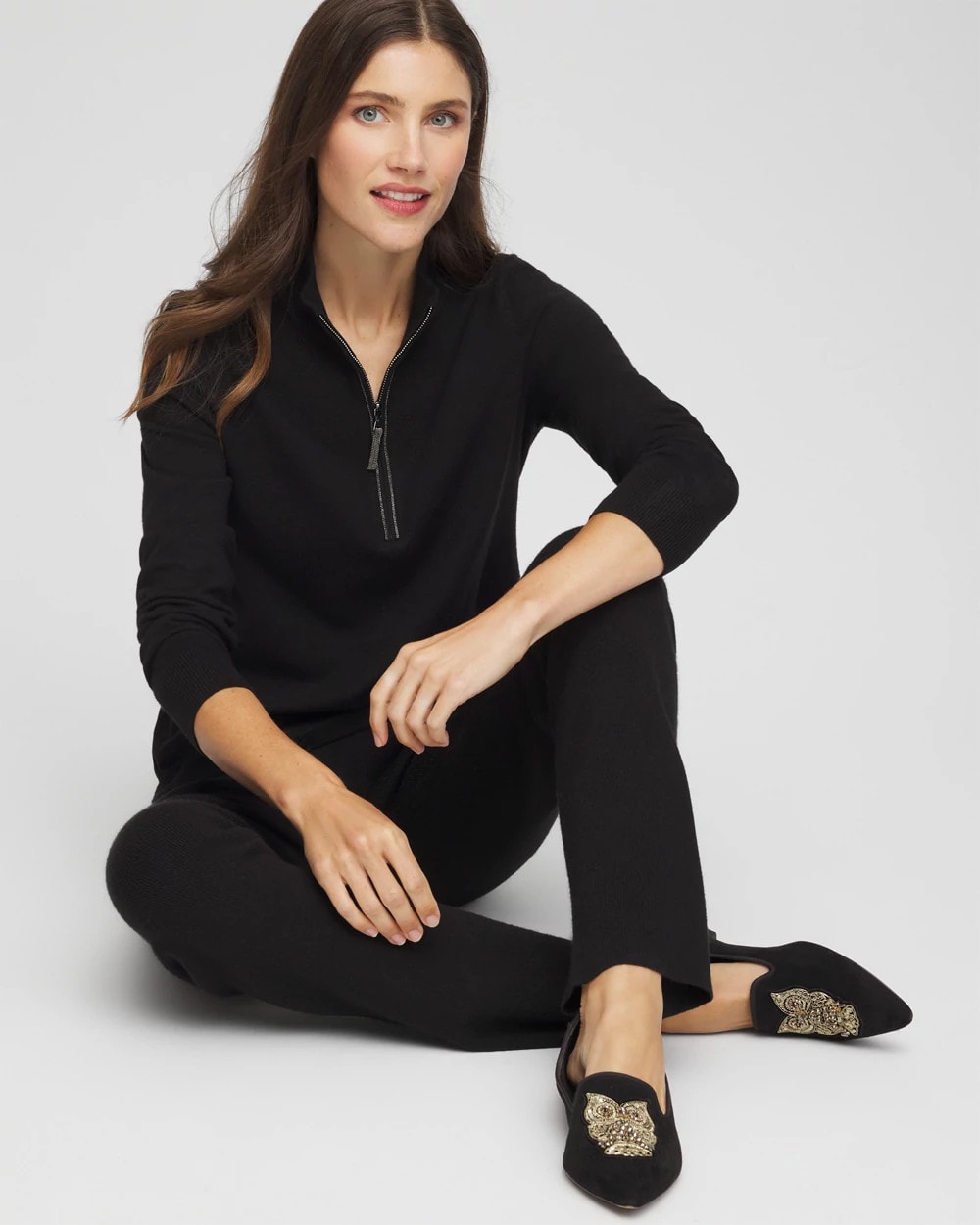 Chico's Zenergy® Luxe Half-Zip Pullover Top