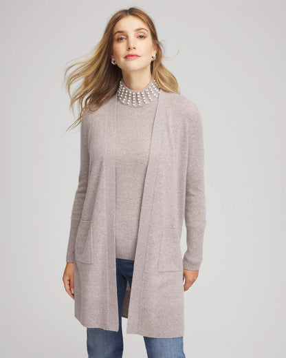 Chico's Cashmere Duster Cardigan
