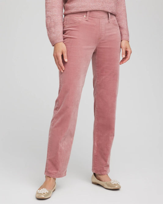 Chico's Velveteen Pull-On Flared Jeans